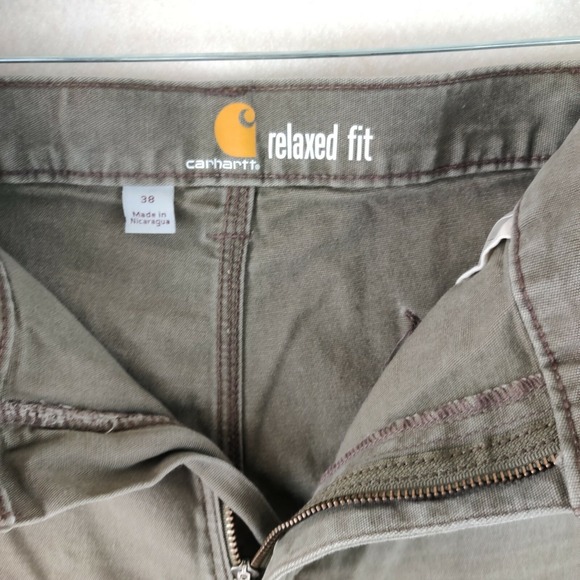 Carhartt‎ Mens Relaxed Fit Cargo Hiking Work Casual Shorts Brown Size 38 - Picture 3 of 10